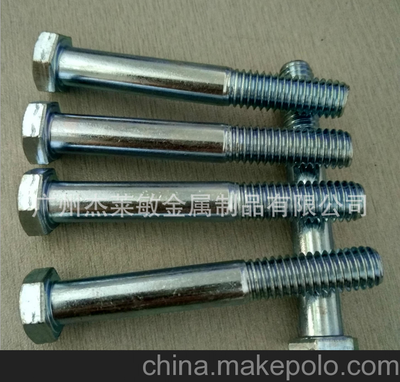 ASME B18.2.1 美制5级高强度六角螺栓 3/8-16UNC X 5 金属制品加工中的关键紧固件